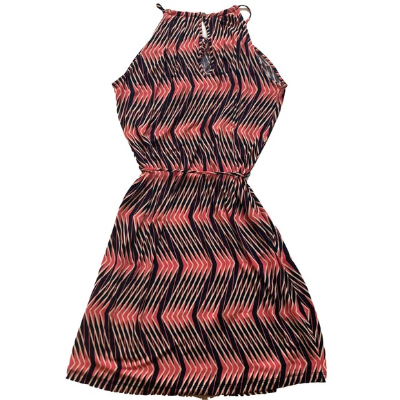 Banana Republic Geometric Print Halter Dress - Picture 2 of 7